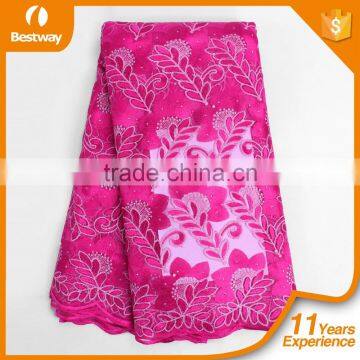 Popular Straw Pattern French Lace Fabric African Wedding Dress French Lace FL0249 photo-3