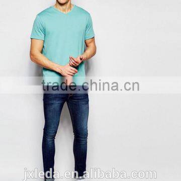 2016 Aqua V-neck t Shirt Men Custom photo-4