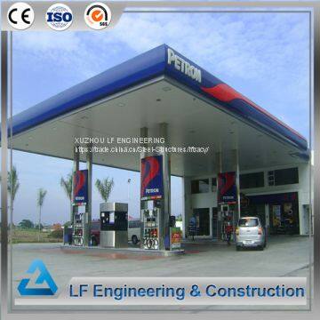Long Span Frame Building Design Petrol Station photo-2