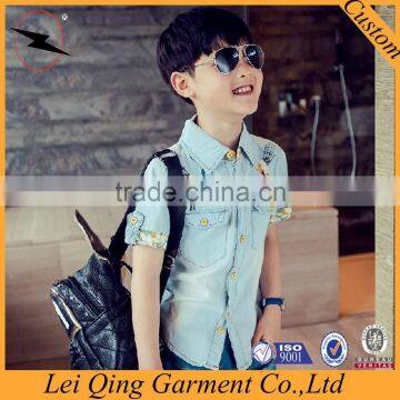 2015 Newest Designs Formal Kids Shirts Embroidery Designs photo-2