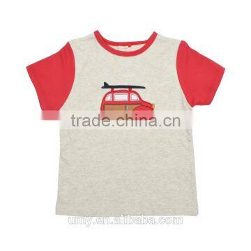 Summer Kid Boy Fashion Clothes Sets Applique T-shirt And Pant Outfit photo-2