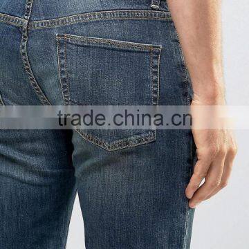 Cheap Wholesale Denim Jeans Dirty Wash Jeans Trousers Men Manufacturer photo-3