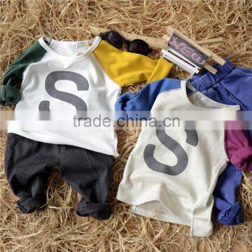 S16447A Wholesale Children Printed Letter Hoodies For Kids