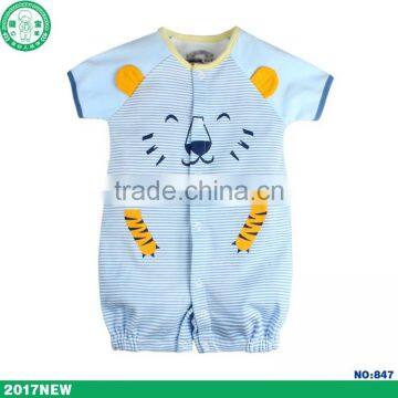 Hot Selling Animal Print 1 Year Old Baby Clothes Baby Romper photo-2