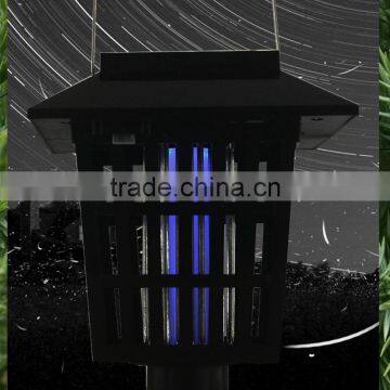Popular Solar Power Efficient LED Bug Zapper Convenient Mosquito Insect Outdoor Killer Lamp photo-3