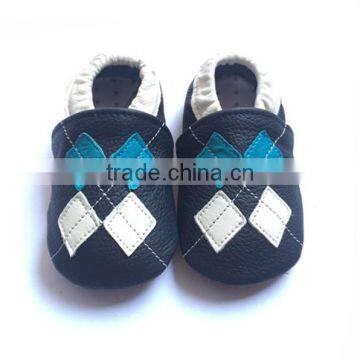 2016 Genuine Leather Baby Shoes Rubber Sole Kids Shoes for Boys and Girrls photo-3