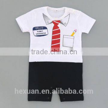 Newborn Baby Clothing Infant Toddler Boys Clothes Short Sleeve Gentle Similar photo-4