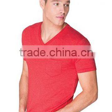 Next Level Apparel Men's CVC Pocket V Tee - Made From 60% Cotton and 40% Polyester, Features a Pocket and Comes With Your Logo photo-2