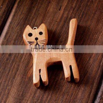 Wooden Craft Cat Thread Spool /sewing Notions photo-3