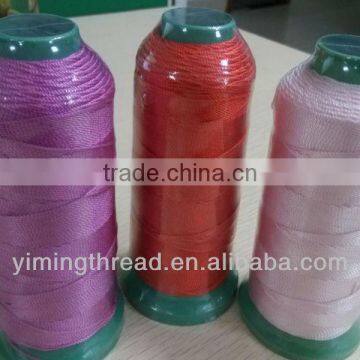 High strength 100% polyester sewing thread yarn for shoes kniting