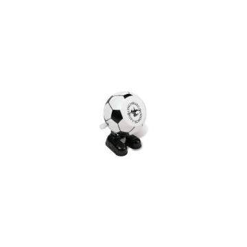 Promotional Soccer ball shaped walking wind up toy