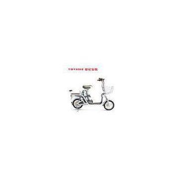 Single Speed Derailleur Electric Assisted Bicycle / electric motor scooter moped For Lady 14''