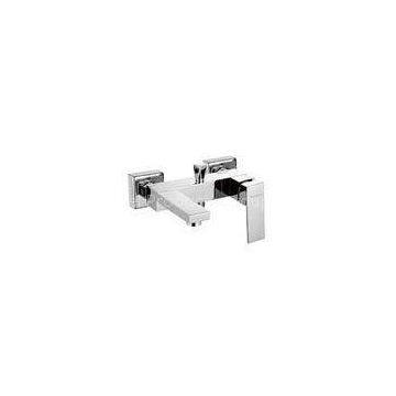 Single Lever Grade A Brass Bathtub Shower Faucet / Bath-shower Faucets With Ceramic Cartridge For Ba