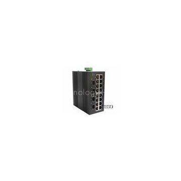 Industrial 16 Port Optical Ethernet Switch CISPR With Multi Mode