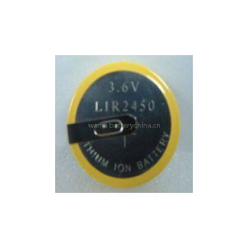 LIR2450 Li-ion Button Cell Battery