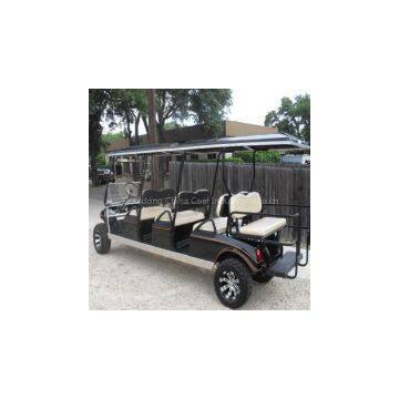 6+2 seater gas golf cart