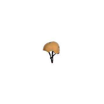 Skate Skateboard Protec Bmx Helmets Golden With Comfortable Inner Padding