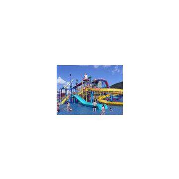 Medium Water Playground Park Fiberglass Slide for Family leisure