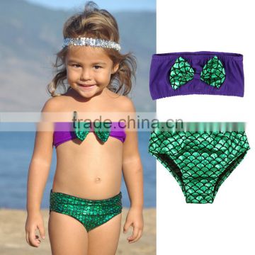 fashion baby clothes wholesale mermaid outfit summer swing mermaid girl's outfit