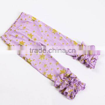 Up-To-The-Minute Luxury Purple Long Pants For Sale Fancy Party Dress Pants For Baby Girls 0 To 4 Years Old