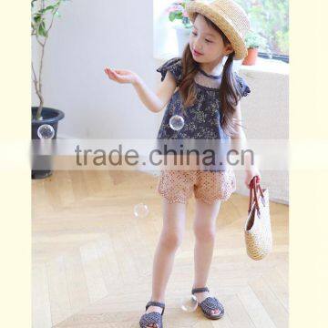 Wholesale Baby Girls Lace Sequin Cotton Shorts Childrens Boutique Clothing photo-3