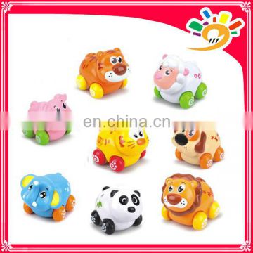 Mini Animal Cartoon Friction Car Toys For Baby Mini Plastic Car