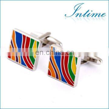 2015 enamel cufflinks men's jewelry