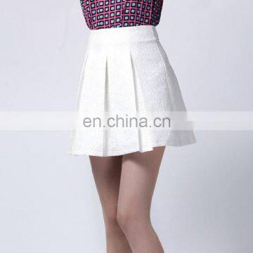 European Style 2014 Women Office Design A Line Pleated Skirt