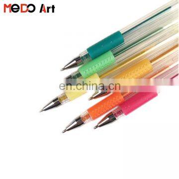 Rainbow Pack 24 Colors Gel Pens Set Metalic Glitter Pastel Neon Gel Ink Pen Set photo-5