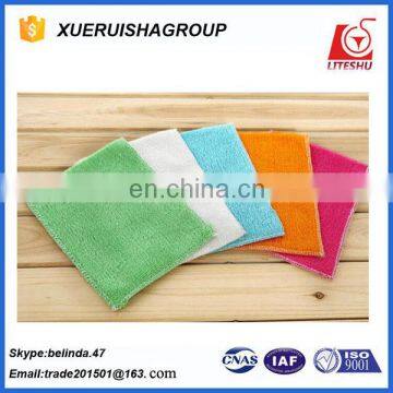 bamboo fiber small size towel for wash dishes