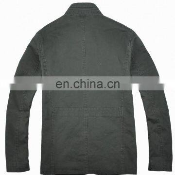 Lastest Fashion Mens Spring Handsome Cotton Thin Military Overcoat photo-2