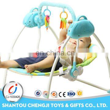 High feeding electric baby swing chair rocker with music