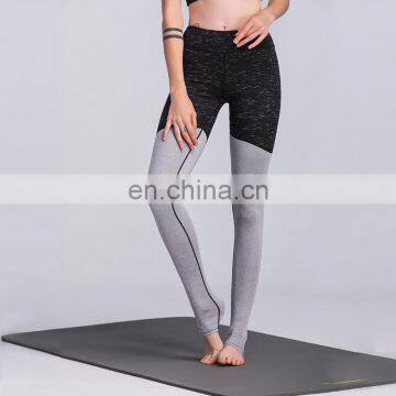 Pure color stitching flashlift women's sports fitness tight leggings pants