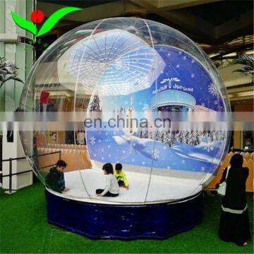 2017 advertising christmas inflatable snow globe portable photo booth