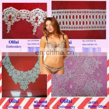 Embroidery lace neck collar for garment cooperator