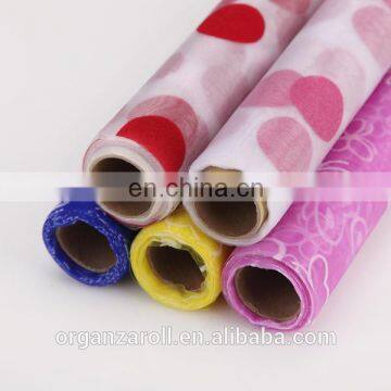 Populor Stiff Organza Fabric Roll For Packing