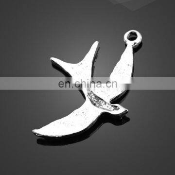 Wholesale Animal Bird Swallow Shape Pendant Alloy Pendant Shoes Accessories photo-2