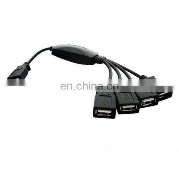 Universal 4 Port USB 2.0 480Mbps High Speed Cable Hub for PC