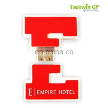 Made Your Own Design 16g Flash Drive , Rectangle Shape PVC USB Disk photo-6