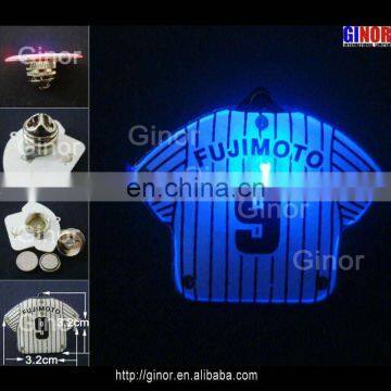 Global promotional brand flashing pin