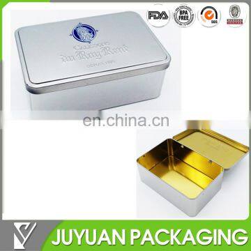 cookie biscuit tin box /empty airtight tin can with 4c printing