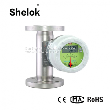 Flange Type 4-20 ma Output Digital Rotameter Flowmeter for Gas photo-3