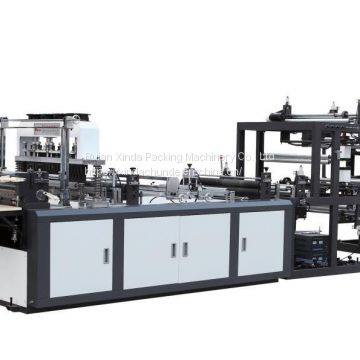 Non-woven Zipper D-cut Bag Making Machine