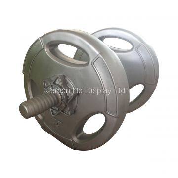 Hodisplay Custom Decorative Resin Craft Faux Dumbbell Display Props For Fitness Training photo-3