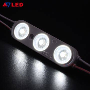 Adled Light diffuse lens 180 degree 2.5W IP67 3 led module pcb for sign