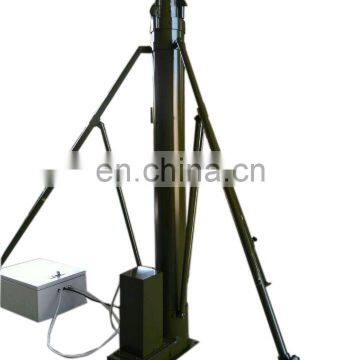 High Telescopic Cctv Mast Tower Electric 8 Meters