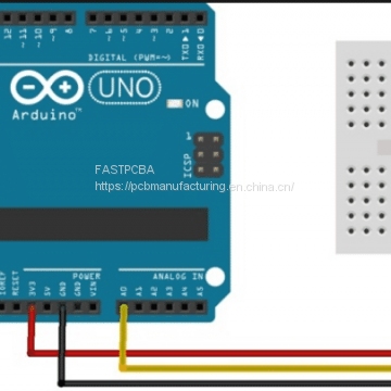 Smart electronic board for wired temperature protection sensor