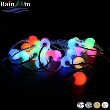 2LEDs 42mm 12V RGB Ball Light For Outdoor Decoration