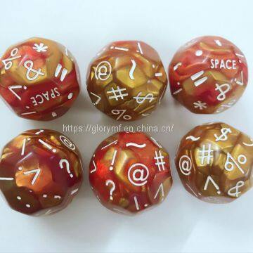 Wholease Muti-color Mixed Plastic Acrylic Dice/muti-side Dice photo-5