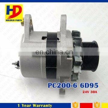 PC200-6 Excavator Spare Parts 6D95 Engine Starter Motor